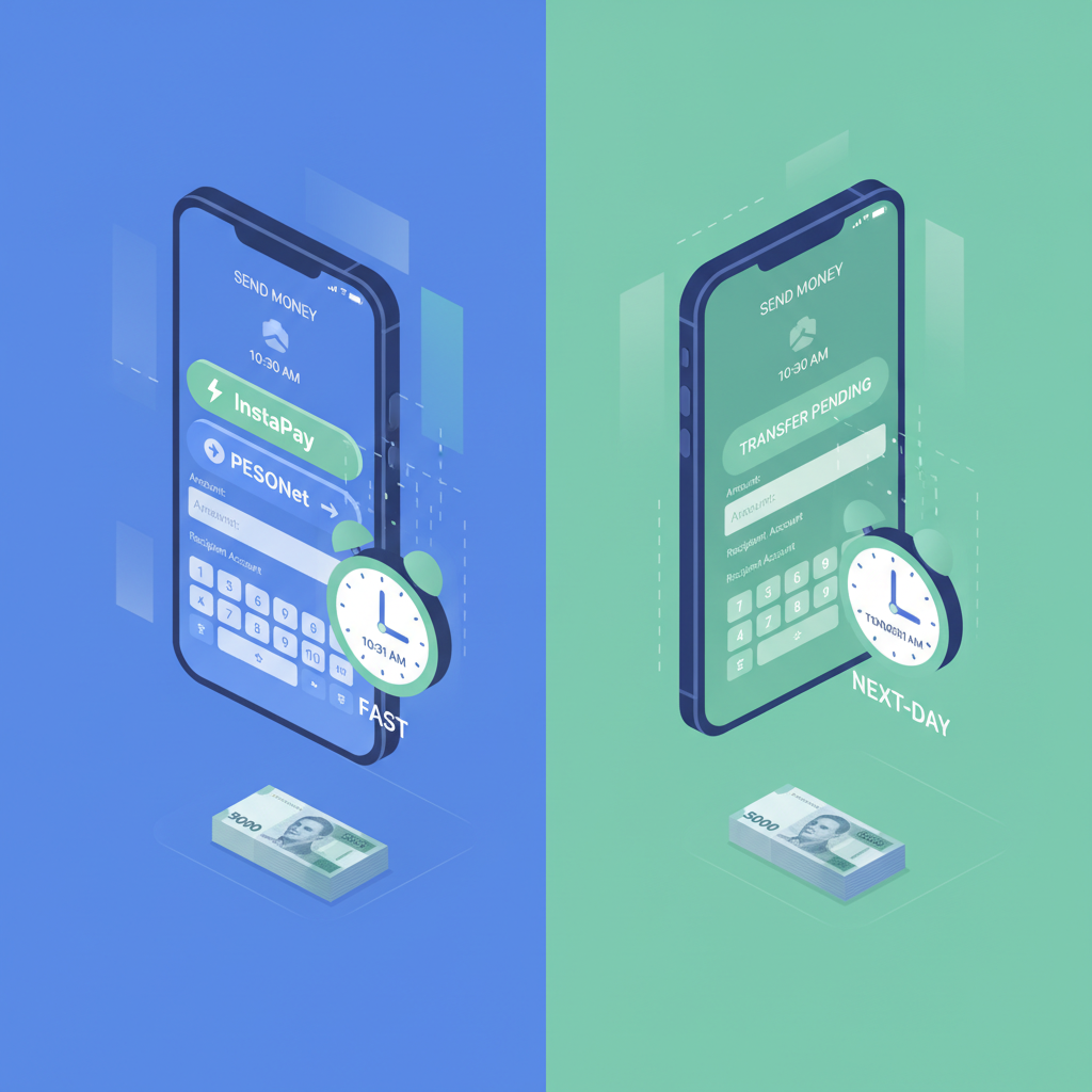 Illustration: RK ZONE InstaPay and PESONet Bank Withdrawals: Which Is Faster?